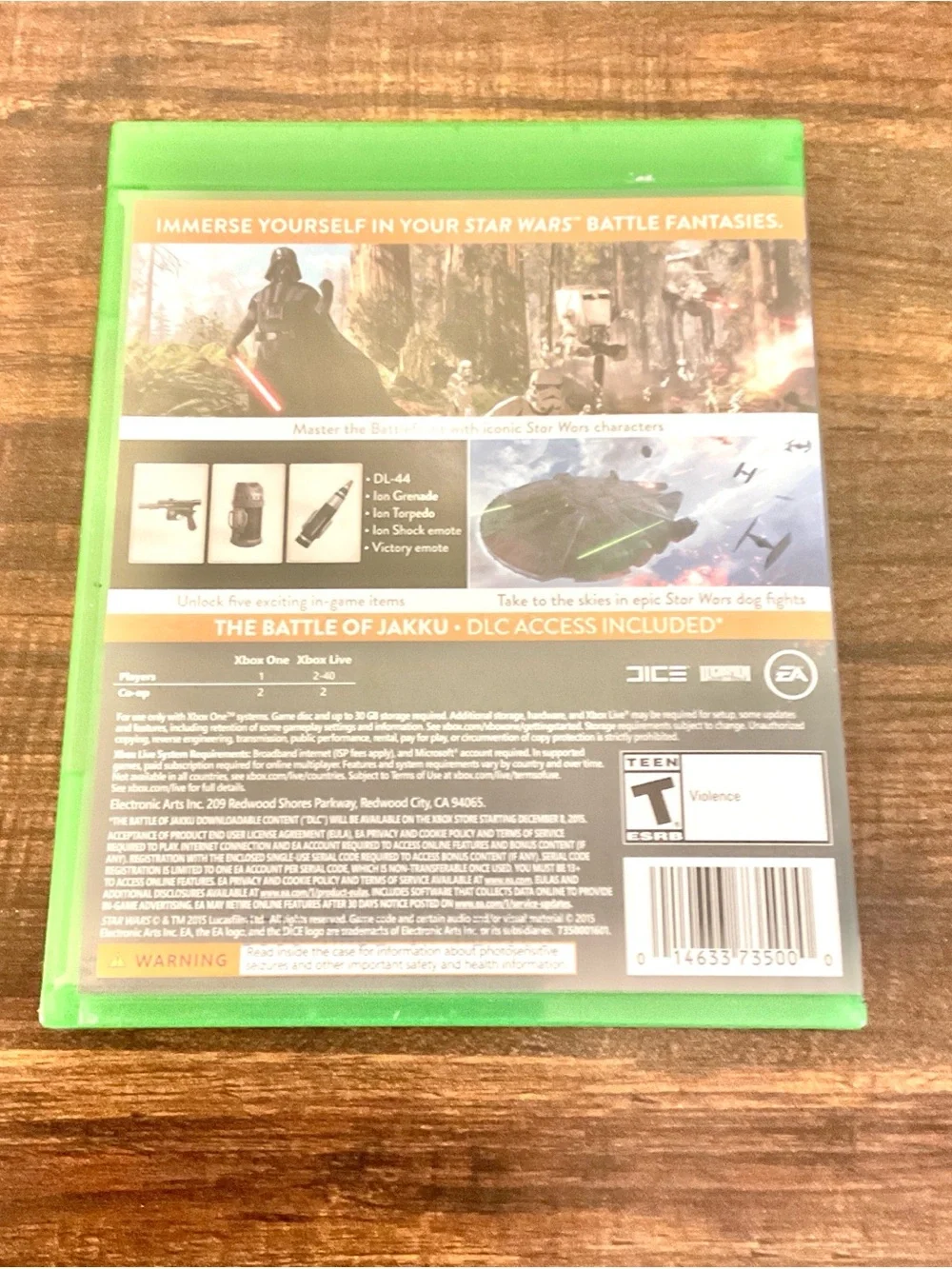 Star Wars Battlefront Deluxe Edition XBox One New Open Box